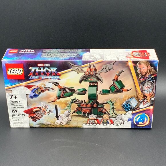 Lego 76207 Thor Love & Thunder Attack On New Asgard 159 Pieces Set Box Damage - Picture 1 of 7